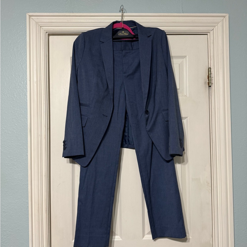 Banana Republic Women's Navy Blue Blazer and Pants Suit